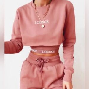 Lounge crop sweater